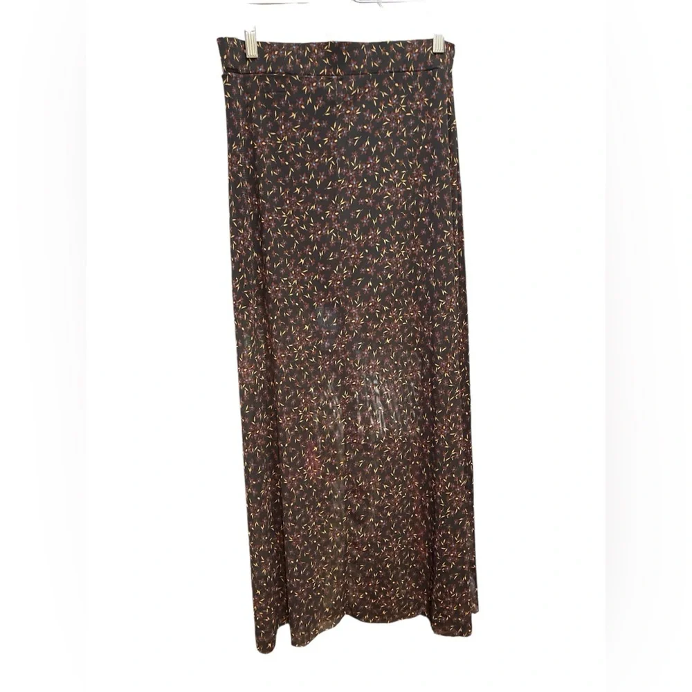 Free People Black Maxi Skirt Night Out - Picture 2 of 6